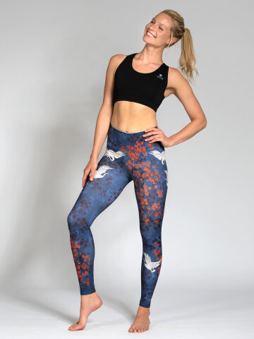 Happy Birds Leggings with comfort stretch and pocket XS