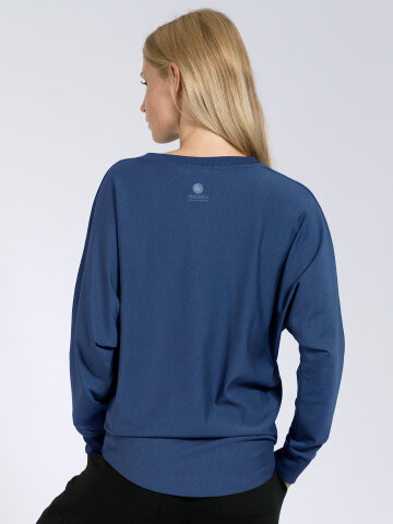 Sweater Anna Blau aus Naturmaterial L