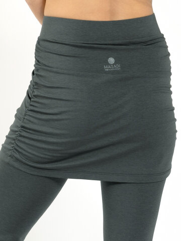 yoga skirt leggings Lara Khaki made of natural material XS