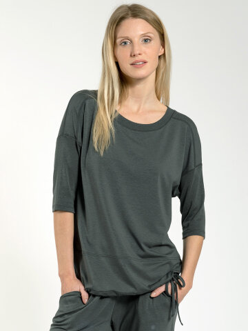 yoga shirt Sara Khaki en matière naturelle  XL