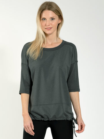 yoga shirt Sara Khaki en matière naturelle  XL