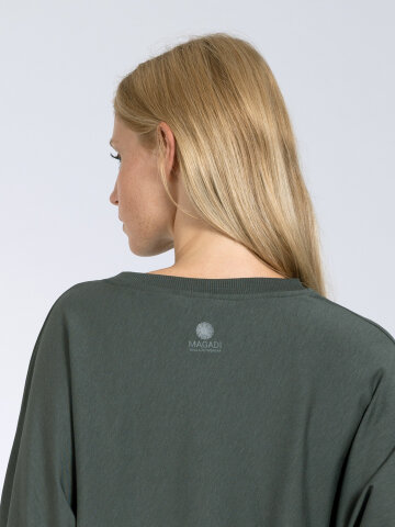 Sweater Anna Khaki aus Naturmaterial XS