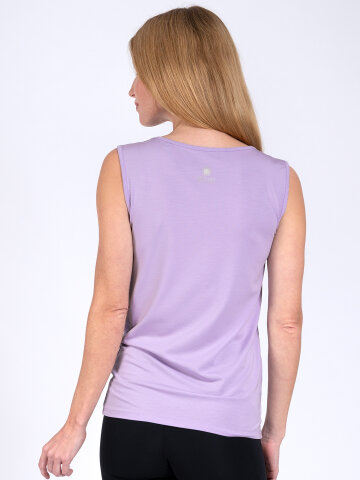 Yoga Top Diana Lavender made of natural material