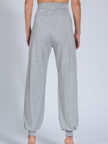 Yoga pants Florence Grey made of natural material L