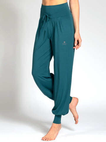 Pantalon de yoga Florence Vert en matériau naturel