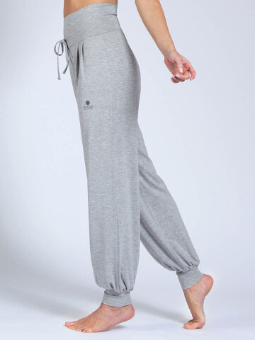 Pantalon de yoga Florence Grey en matériau naturel XS