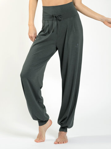 Yoga pants Florence Khaki made of natural material