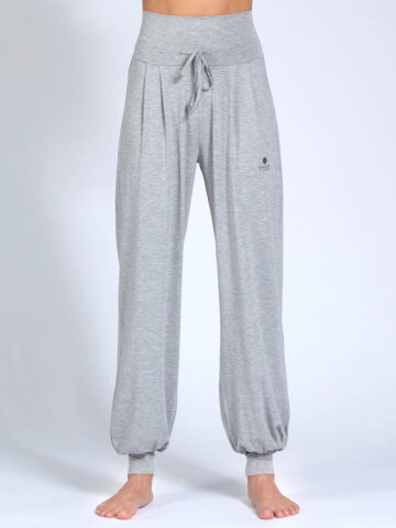 Yoga pants Florence Grey made of natural material XS