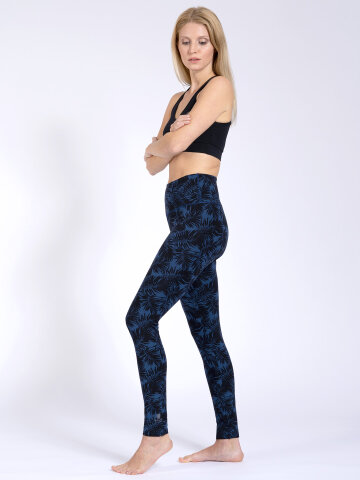 Yoga Leggings Chloe Blau aus Naturmaterial L