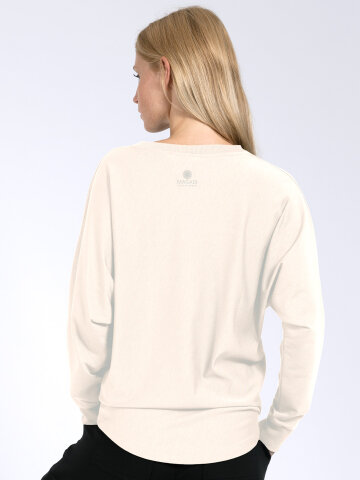 Sweater Anna Off White aus Naturmaterial M