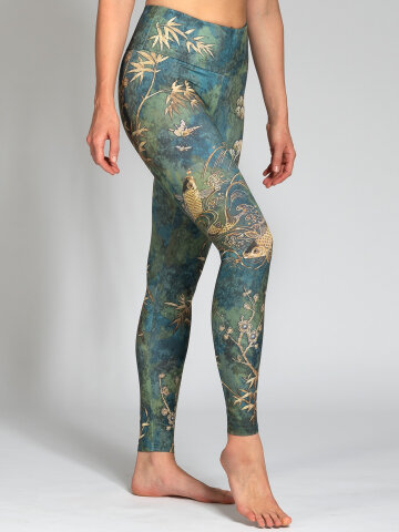 Camo Leggings with comfort stretch and pocket XS