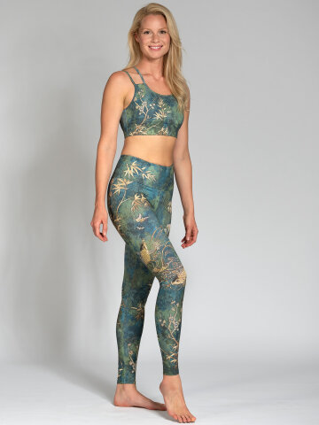 Camo Leggings with comfort stretch and pocket S